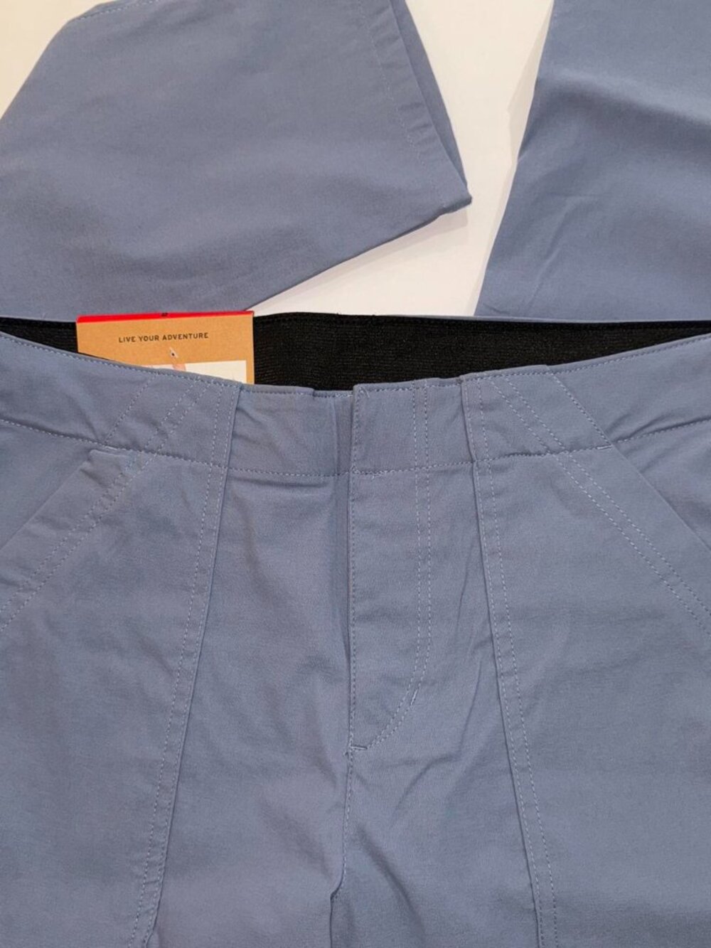 NWT Women's Eddie Bauer Horizon Straight Ankle Pants Blue Size 8 Travel Hiking - Picture 3 of 10